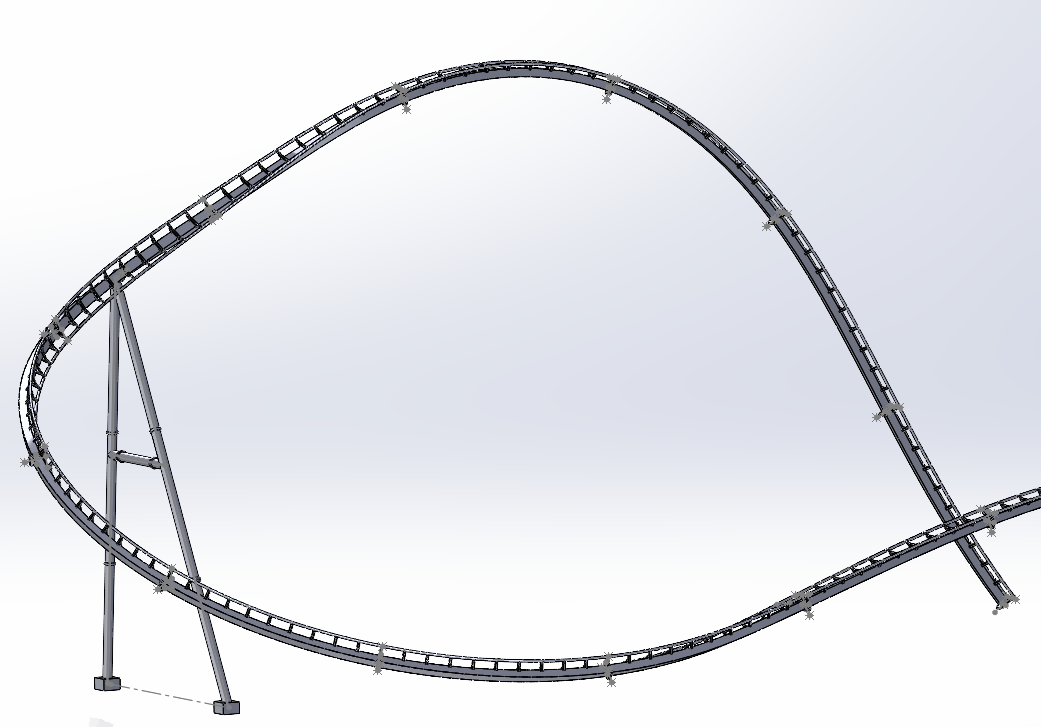 3D Printed Roller Coaster