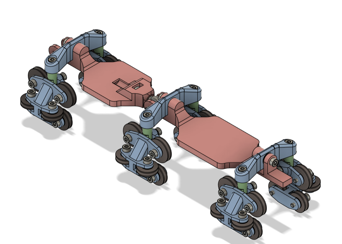 3D Printed Roller Coaster